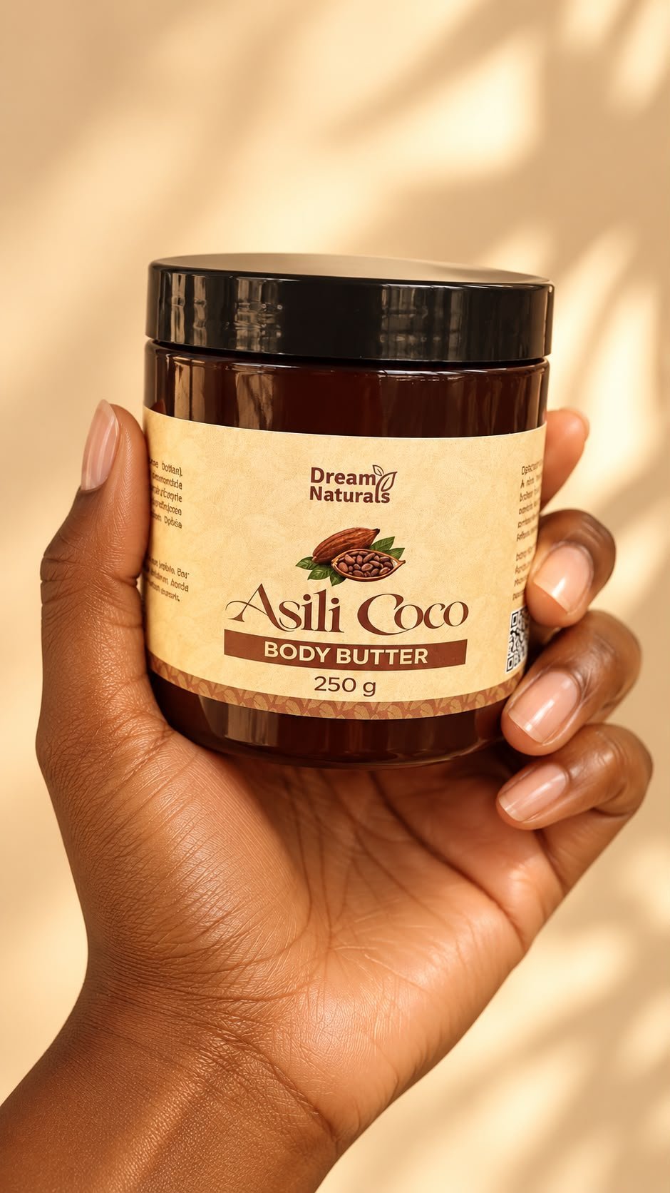 Dream Naturals Asili Coco Body Butter 250g - Rich Moisturizing Formula for Soft & Smooth Skin, Ideal for Daily Use - Image 3