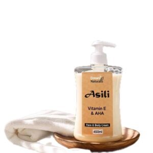 Dream Naturals Asili Face and Body Cream with Vitamin E and AHA 450g Moisture Organic Moisturizers