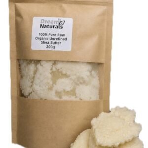 Dream Naturals Pure Organic Unrefined Shea Butter Pure Unrefined Shea Butter, traditionally sourced from Ghana. Naturally rich and nourishing, this raw shea butter is help moisturise, soften and protect dry skin. Perfect for face, body and hair.