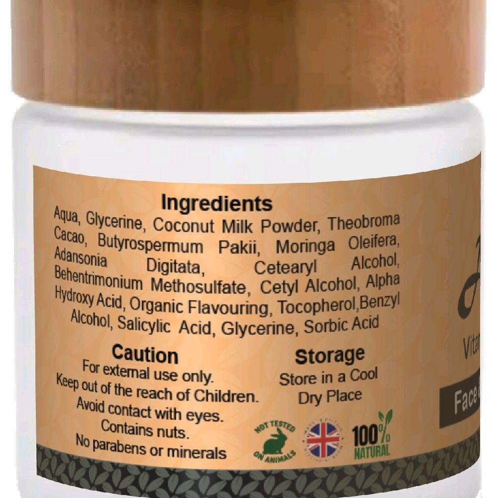 Dreamy Naturals Asili Glow Bundle - Vitamin E & AHA Face & Body Cream 225g, Golden Turmeric Sugar Scrub 300g, Firming Face & Body Glow Oil 150ml - Image 4