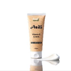 Dream Naturals Asili Face and Body Cream with Vitamin E & AHA 100ml Moisture Organic Moisturizers for Skin Care